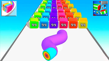 Satisfying Mobile Gameplay Walkthrough 919 levels Destiny Run, Coffee Stack, Stack Rider