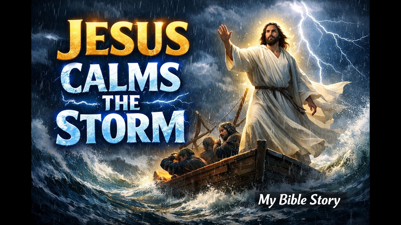 When the Storm Tried to Destroy Them… Jesus Said ONE Word! 🌊🔥