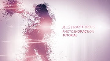 Abstract dots Photoshop Action Tutorial