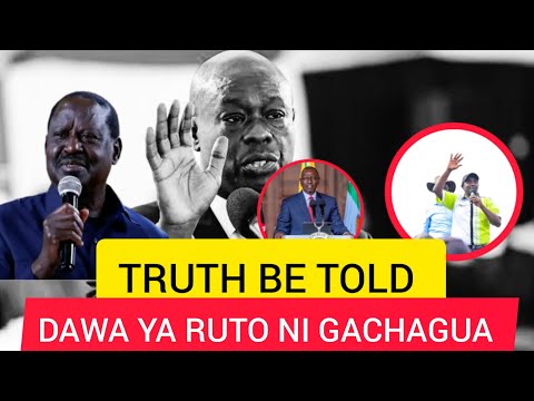 TRUTH BE TOLD DAWA YA RUTO 2027 NI GACHAGUA WATCH NOW RUTO RAILA GACHAGUA 