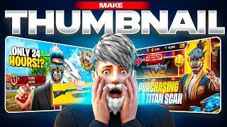 Make Free fire thumbnail like pro 😎 | how to make free fire thumbnail | thumbnail tutorial  screenshot 5