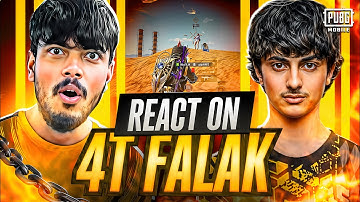 Reacting To 4T Falak Insane Clutches 🔥 | PUBG MOBILE |