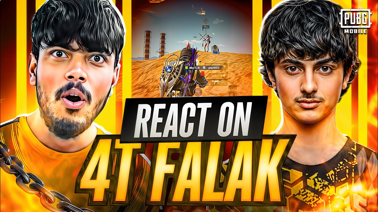 Reacting To 4T Falak Insane Clutches 🔥 | PUBG MOBILE |