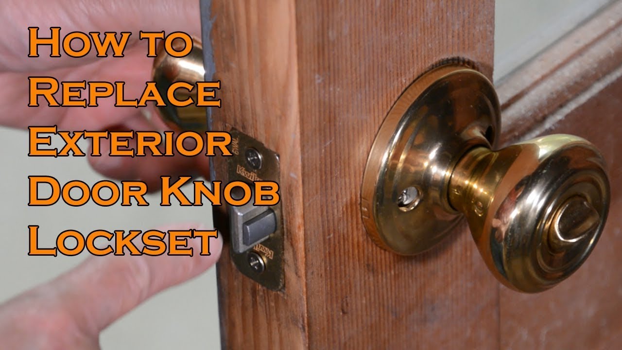 How To Remove a Door Knob  Door Know Replacement Tips