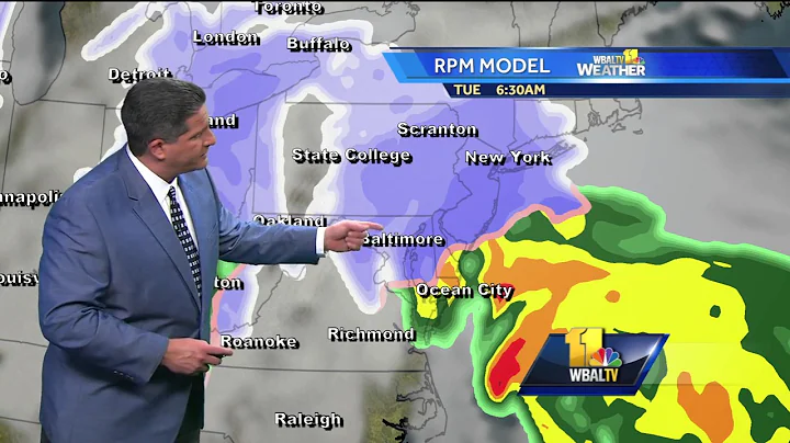 Tony shows what's new in the snow forecast