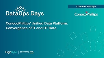Het Unified Data Platform van ConocoPhillips: convergentie van IT- en OT-data