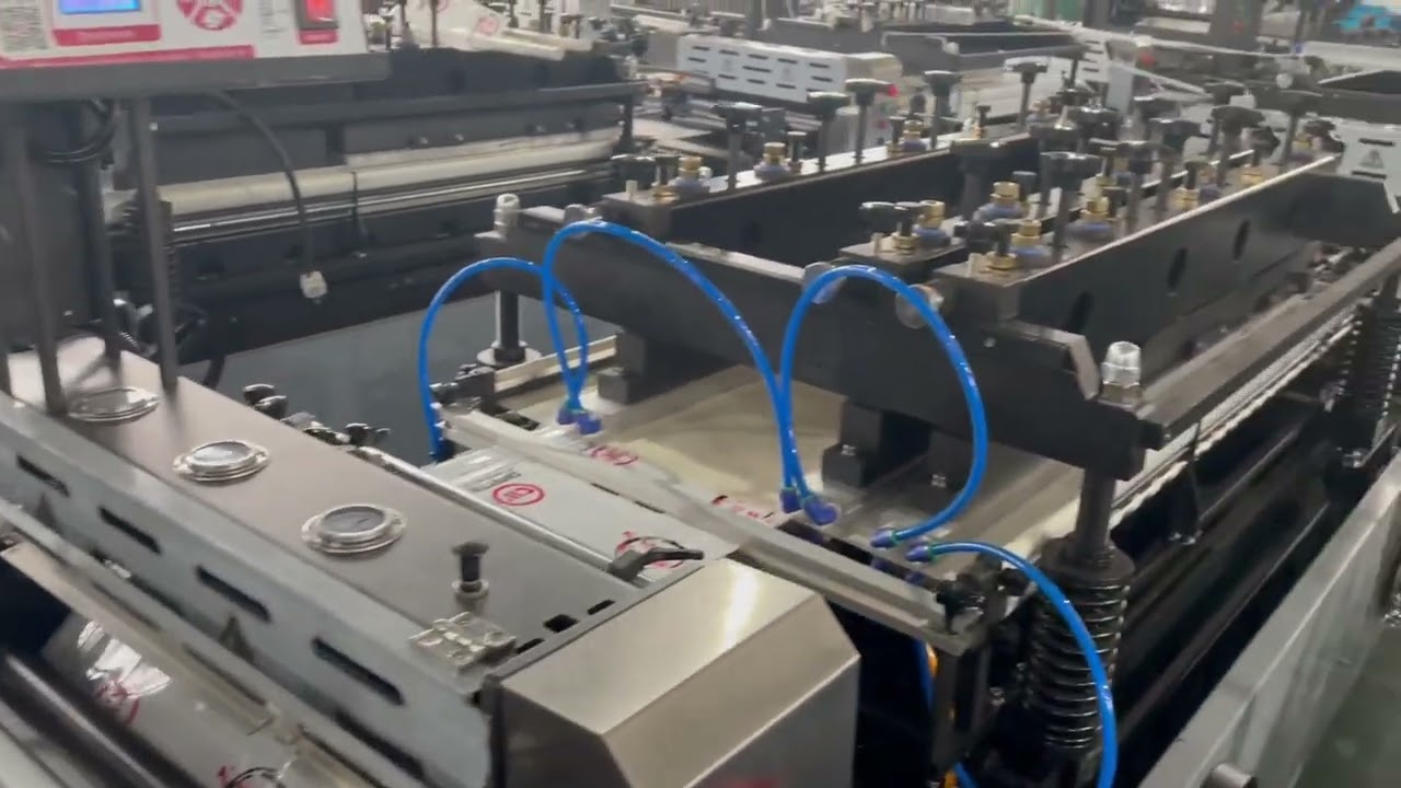 600C+FD automatic slider ziplock laminated pouch making machine