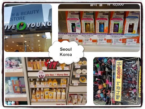 Cosmetics Shops BeautiPlex - Olive Young Seoul Korea