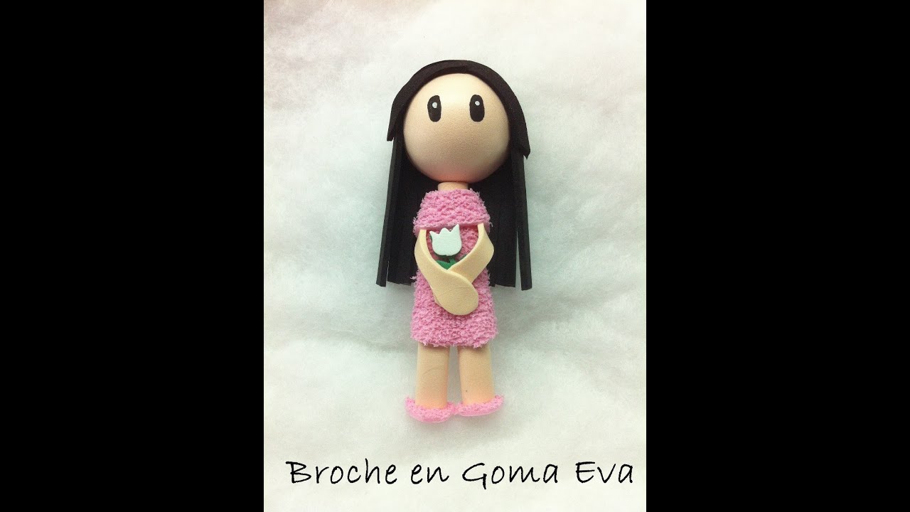 Creando un broche en gomaeva - foamy (tutorial)