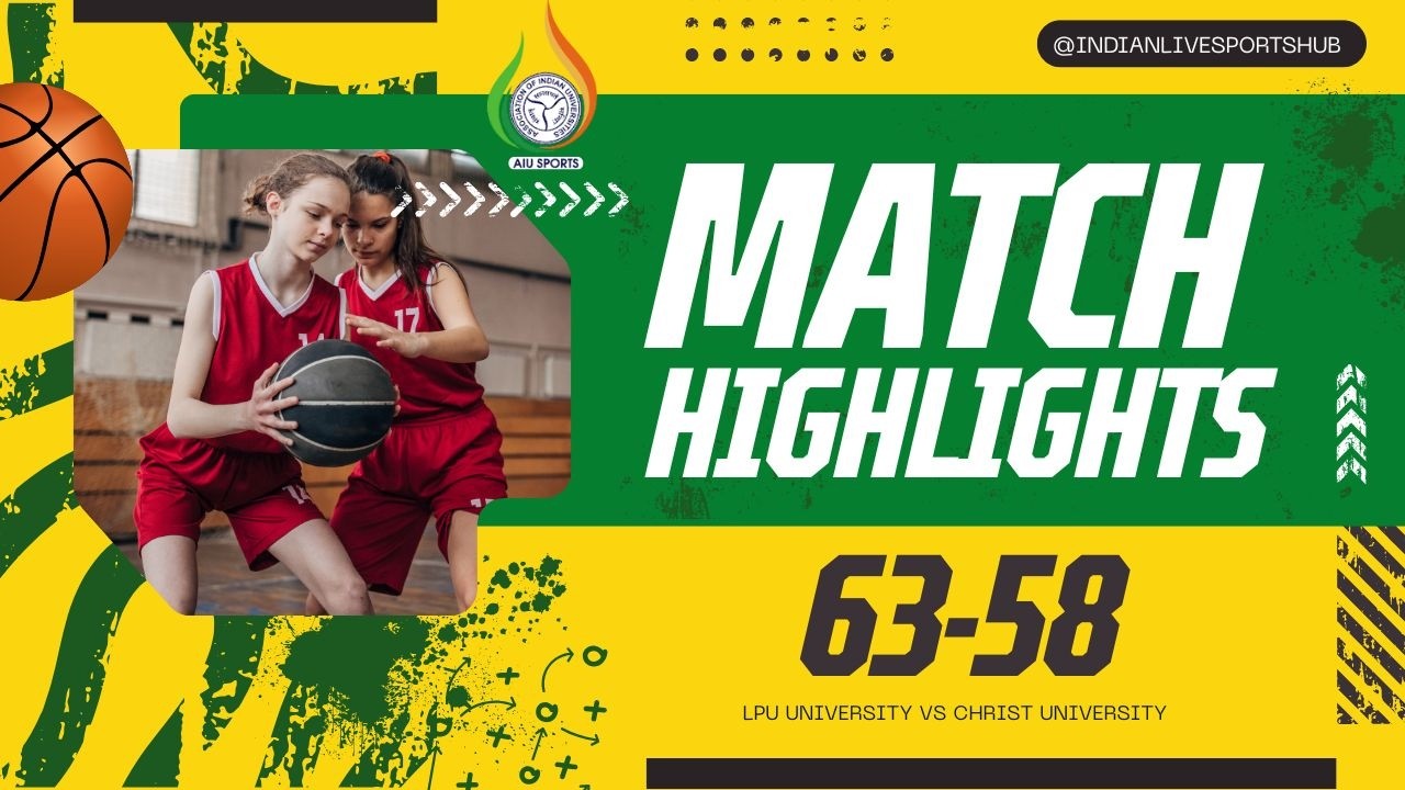 Основные моменты матча LPU против CHRIST UNI, Бангалор || Чемпионат AIU по женскому баскетболу