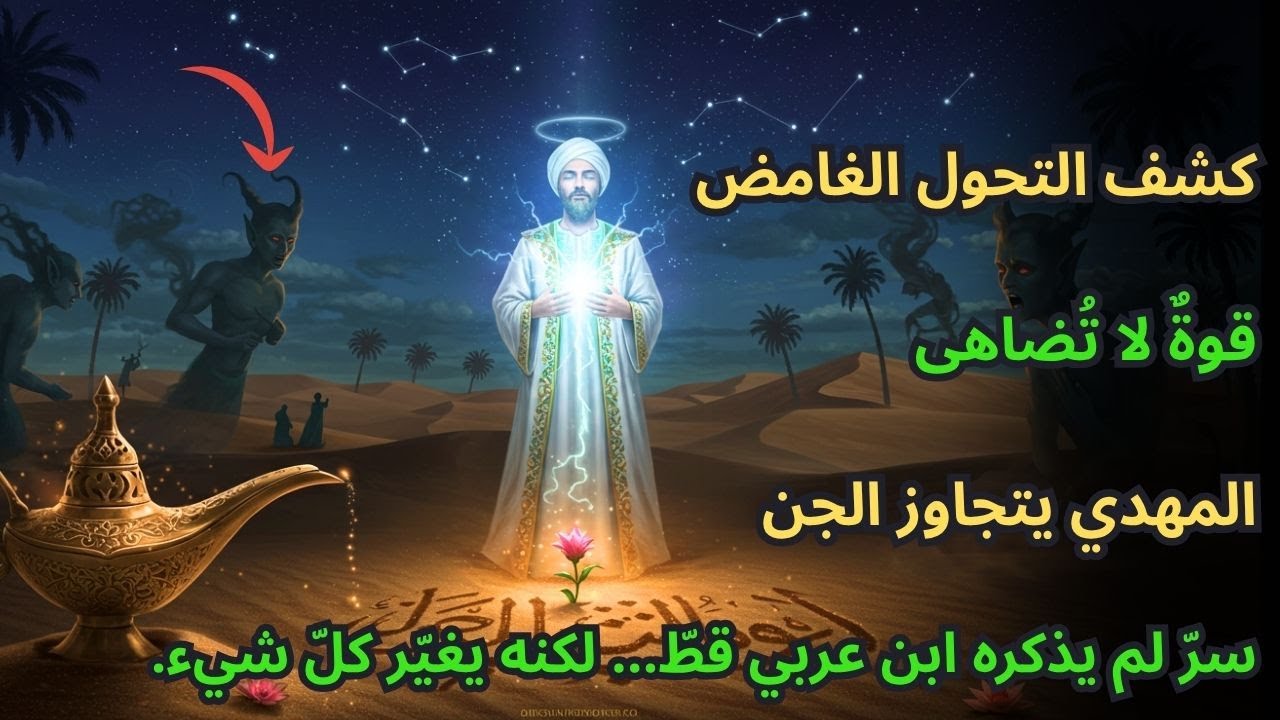كيف يتحول المهدي ليلاً ليصبح أقوى؟ ابن عربي يكشف سرًّا غير مذكور!