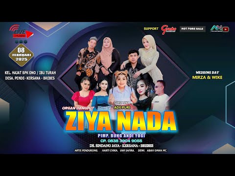 ZIYA NADA LIVE SINDANGJAYA KERSANA BREBES 14  SEPTEMBER 2022  MALAM