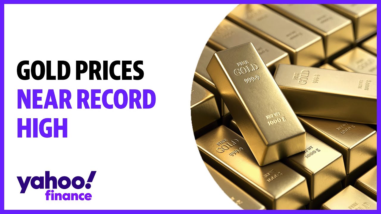 Gold prices near record high as market pressures push precious metals higher