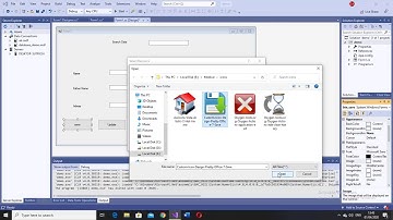 Set icon in button c# | How to create button icon | Add pictures and icons in Frame
