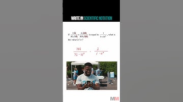 SAT ACT MATH question on Scientific Notation