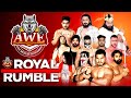 Full awe royal rumble   indian wrestler  wwe