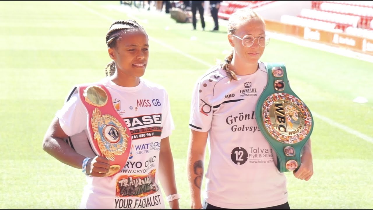 TIME TO UNIFY! TASHA JONAS & PATRICIA BERGHULT COME HEAD-TO-HEAD ON THE PITCH OF ANFIELD STADIUM