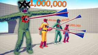 1.000.000 DAMAGE ARCHER vs UNITS - TABS | Totally Accurate Battle Simulator 2023