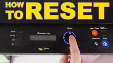 Samsung Xpress M2070W Printer: How to Factory Reset