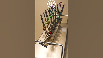 Satisfying pendulum wave - mesmerizing glockenspiel - relaxing music #pendulumwave #relaxingwave