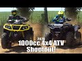 Polaris Sportsman XP 1000 VS Can-Am Outlander 1000R XT-P, 1000cc 4x4 ATV Shootout