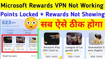 microsoft rewards vpn not working | amazon Gift Card redeem problem | ऐसे ठीक होगा | Aasif Sheikh28