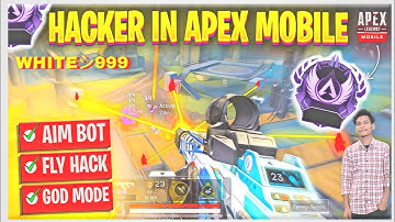 Apex legends mobile gameplay ||Aim bot flying Hacker in this match 😱