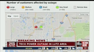 TECO power outage in Lutz area