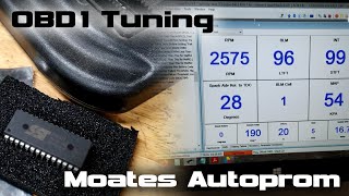 GM OBD1 tuning with Moates APU1 Autoprom  burning 27SF512 chips