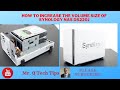 Synology DS220j NAS-How to increase Volume Size