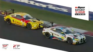 Valentino Rossi BATTLES teammate! | 2024 Repco Bathurst 12 Hour | IGTC   Fanatec GT Australia