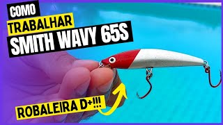Smith Wavy 65S. Isca para pesca de robalo, tucunaré. Isca para pesca light. Pescaria.