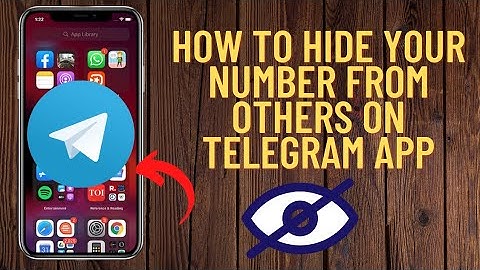 How To Hide Your Number From Others On Telegram ! How I Can Hide My Number On Telegram