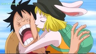 One Piece Carrot Se Infiltra En El Sunny Go Y Luffy Se Sorprende