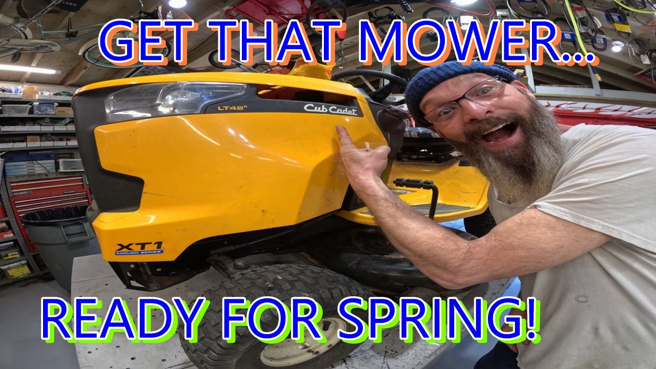 Газонокосилка Cub Cadet LT42 | Ежегодное техническое обслуживание!