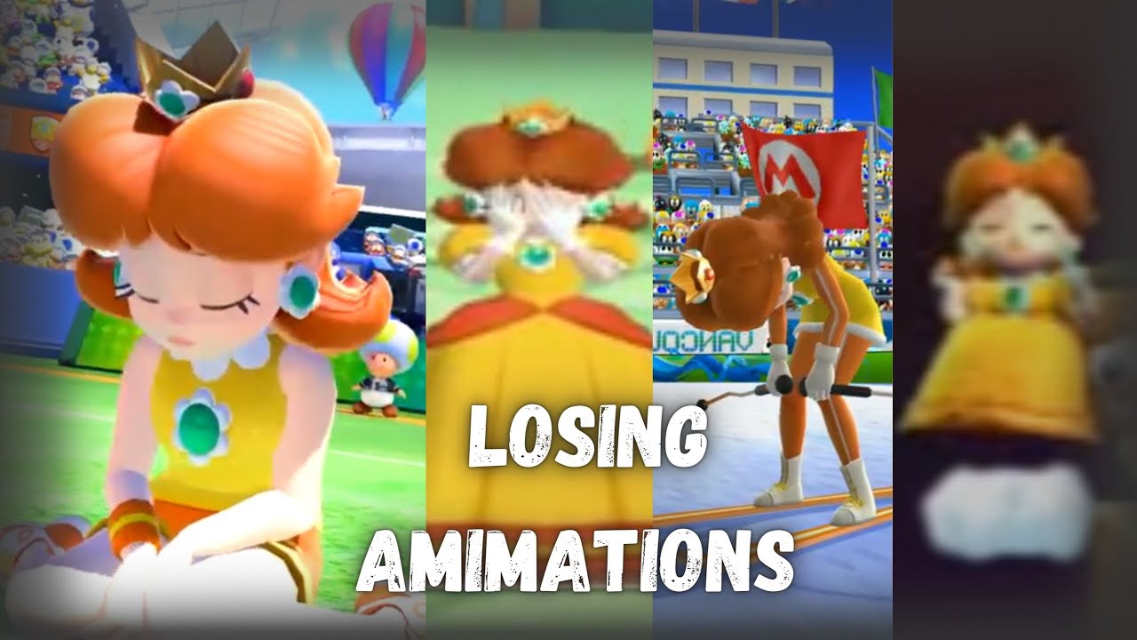 ✿ Princess Daisy Losing/Death Animations Compilation ✿