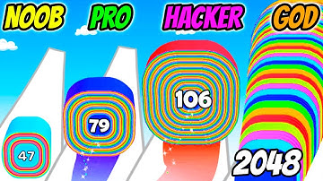 Smash Runner 3D - NOOB vs PRO vs HACKER vs GOD