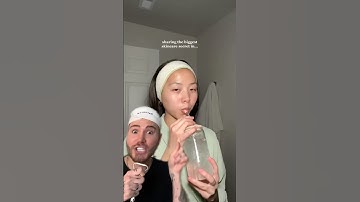 CRAZY GLOWY SKIN HACK!😱 (follow for more!💗) #skincaretips #skincare #beauty #beautytips #skin