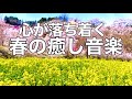 【春の癒しBGM】春を感じて心が落ち着く優しいリラックス音楽、自律神経を整え不安やストレス解消のためのヒーリングミュージック/睡眠用・作業用・勉強用BGM