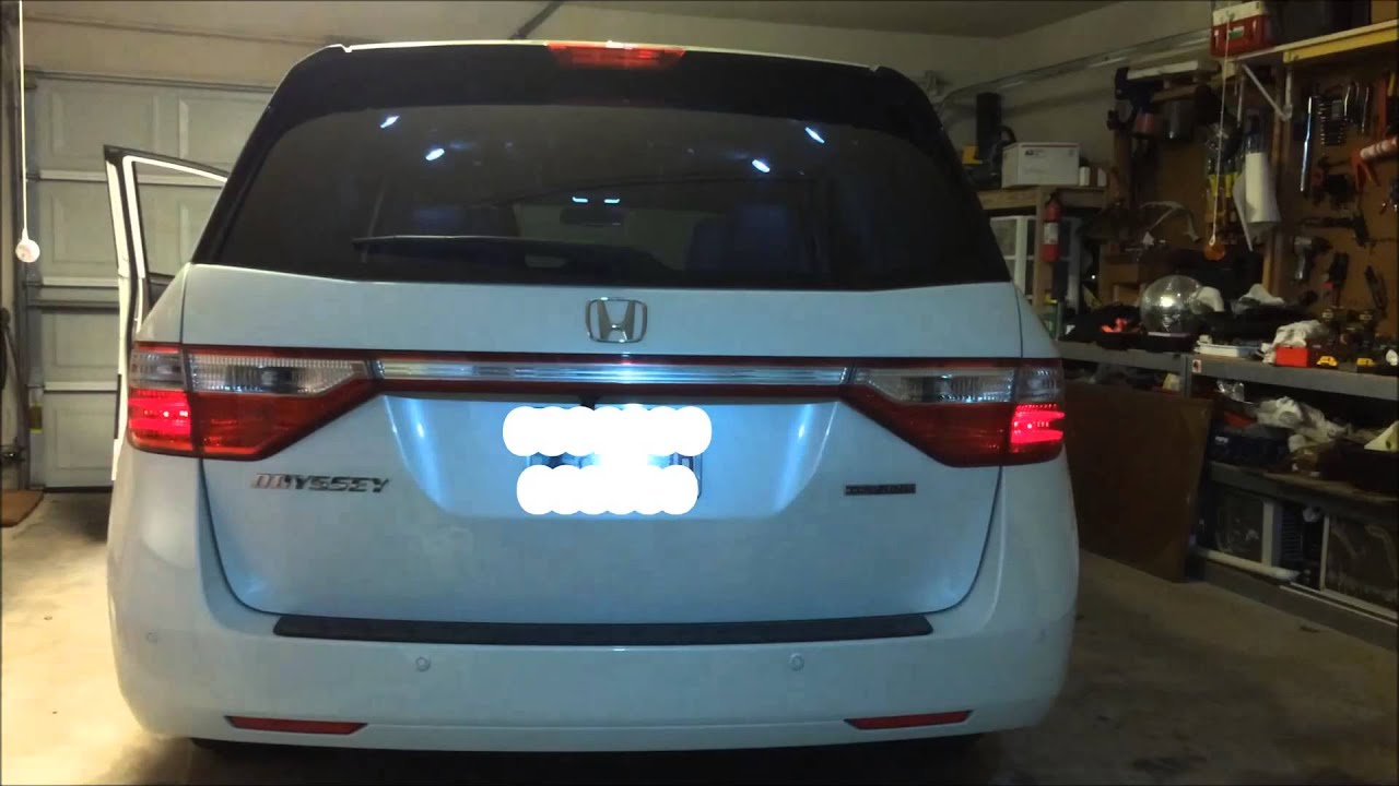 2012 Honda Odyssey COB LED 3rd Brake Light - YouTube