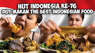 DUT MAKAN NASI PADANG THE BEST MASAKAN INDONESIA DI ULANG TAHUN KEMERDEKAAN 🇮🇩