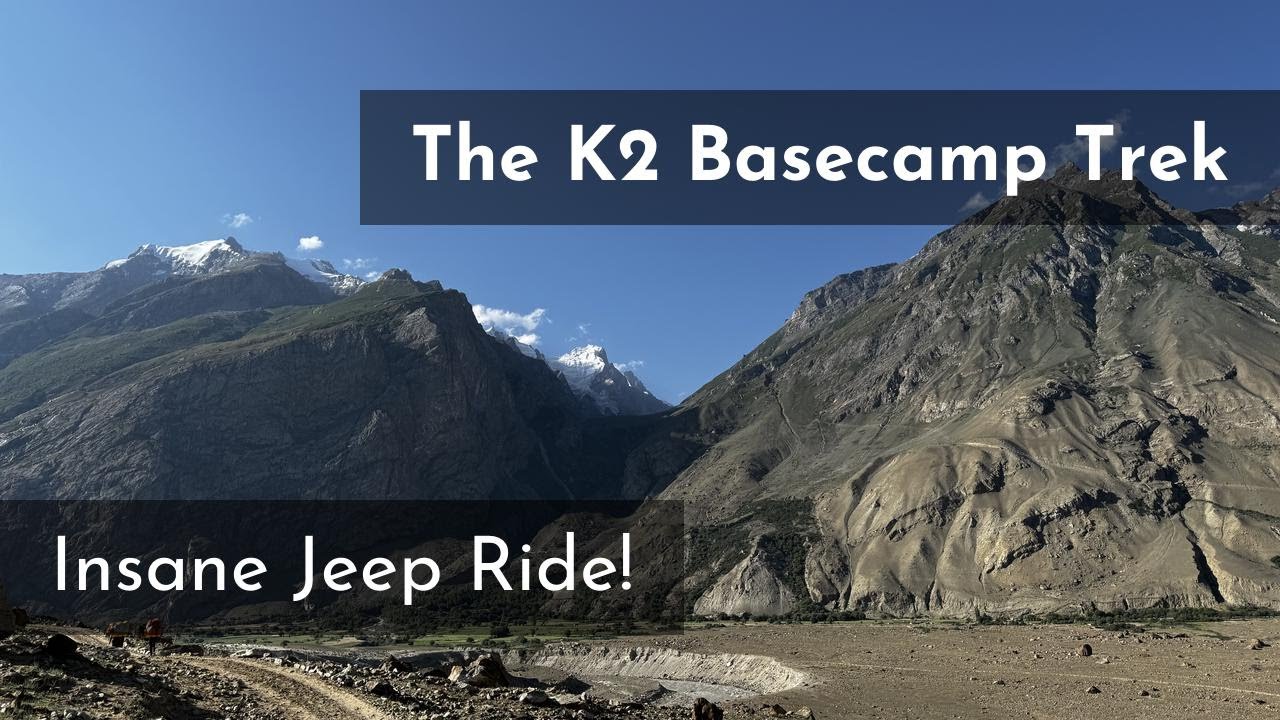 K2 Trek Day 1: Jeep Chaos, Landslides & Tent City Crowds