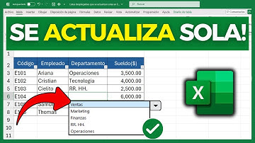 🔄Crea LISTAS DESPLEGABLES que se ACTUALIZAN SOLAS en Excel