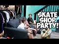 Oktoberfest party at the skate shop!