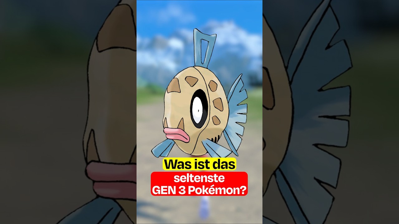 Was ist das SELTENSTE Pokémon aus der 3. Generation?