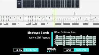 Red Hot Chili Peppers - Blackeyed Blonde - Guitartab23