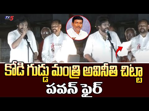 Pawan Kalyan F!RES On Gudiwada Amarnath Illegal Activities | Anakapalle Public Meeting | TV5 News - TV5NEWS