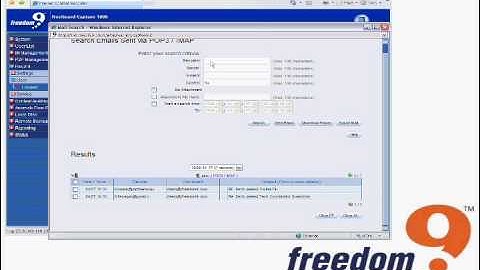 freeGuard Capture Email Archiving Demo