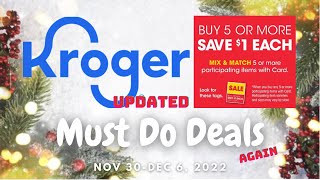 *RUN TODAY ONLY* Candle Sale + Kroger Updated (Again) MUST DO Deals for 11/30-12/6 | NEW FREEBIE