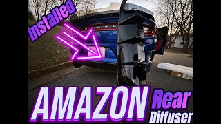 INSTALLING A AMAZON REAR DIFFUSER ON MY SCATPACK🔥 *AGGRESSIVE LOOK😤👀*